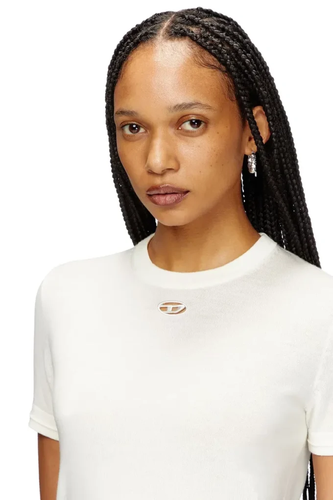 m-aline Short-sleeve jumper in wool