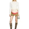 m-alinesa Wool jumper with cut-out logo