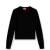 m-alinesa Wool jumper with cut-out logo