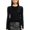 m-alinesa Wool jumper with cut-out logo