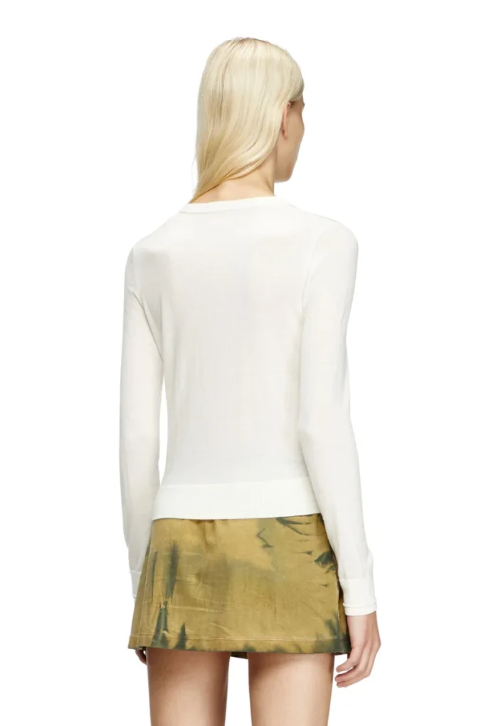 m-alinesa Wool jumper with cut-out logo