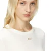 m-alinesa Wool jumper with cut-out logo