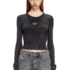 m-anchor-a Cropped jumper with cut-out logo