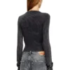 m-anchor-a Cropped jumper with cut-out logo