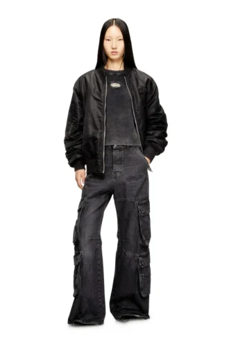 m-anchorex Cut-out ribbed jumper with Oval D plaque