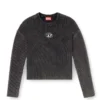 m-anchorex Cut-out ribbed jumper with Oval D plaque
