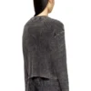 m-anchorex Cut-out ribbed jumper with Oval D plaque