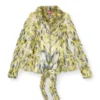 m-annaine Open-front cardigan in fluffy knit