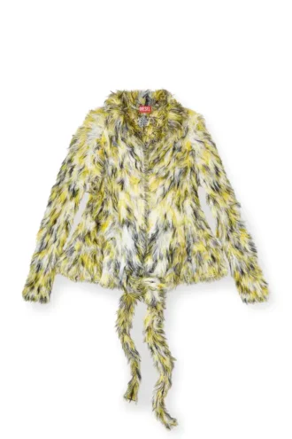 m-annaine Open-front cardigan in fluffy knit