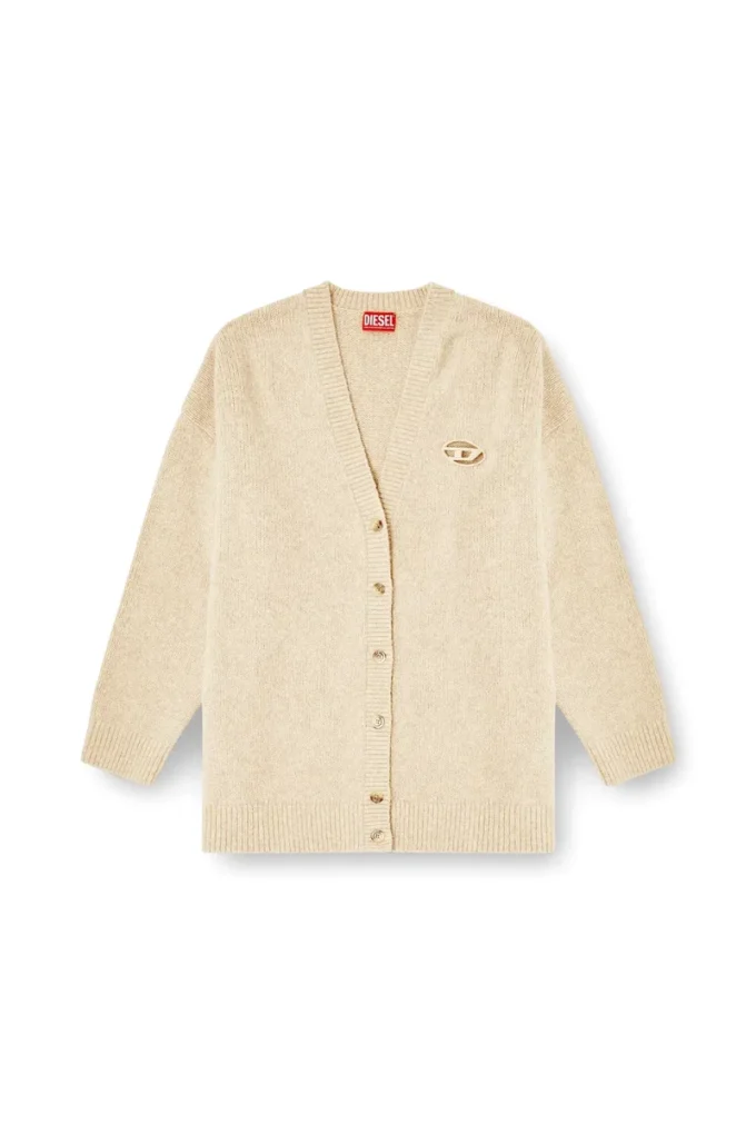 m-areela Cardigan in wool and alpaca blend