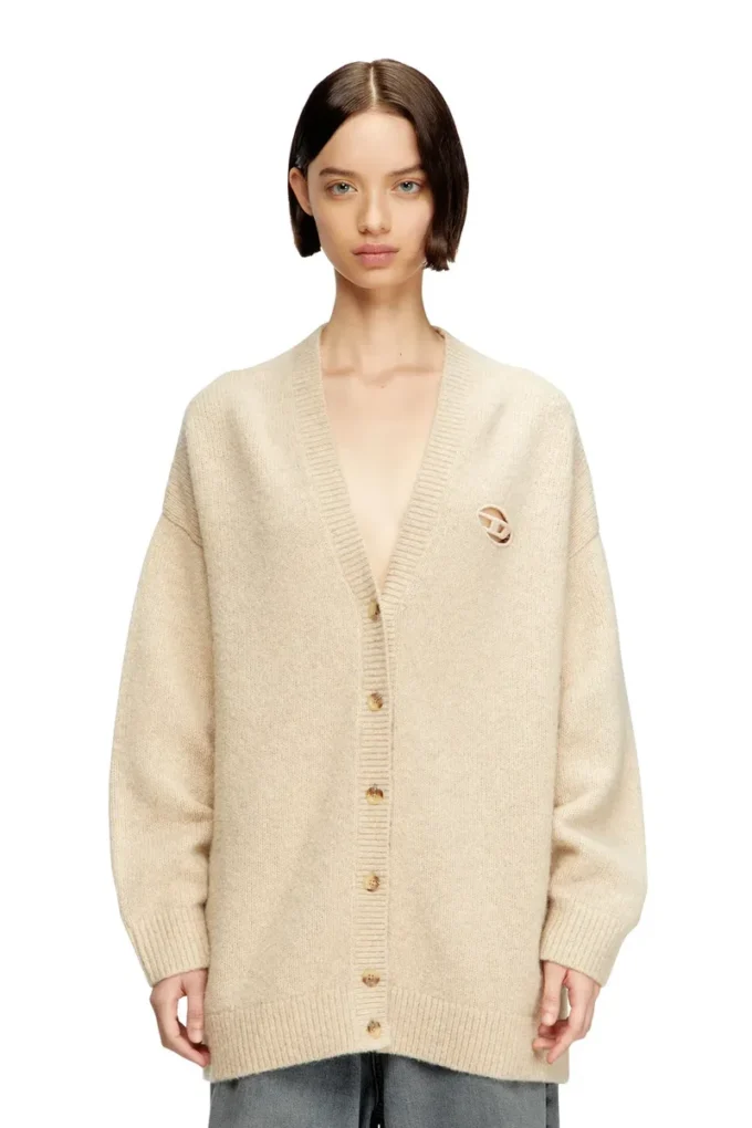 m-areela Cardigan in wool and alpaca blend