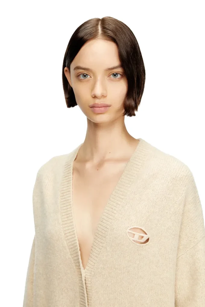 m-areela Cardigan in wool and alpaca blend
