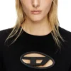 m-areesa-slim Cashmere-blend jumper with cut-out logo