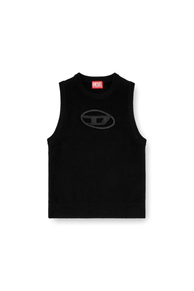 m-argarin-sl Knit tank top in cashmere blend