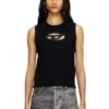 m-argarin-sl Knit tank top in cashmere blend