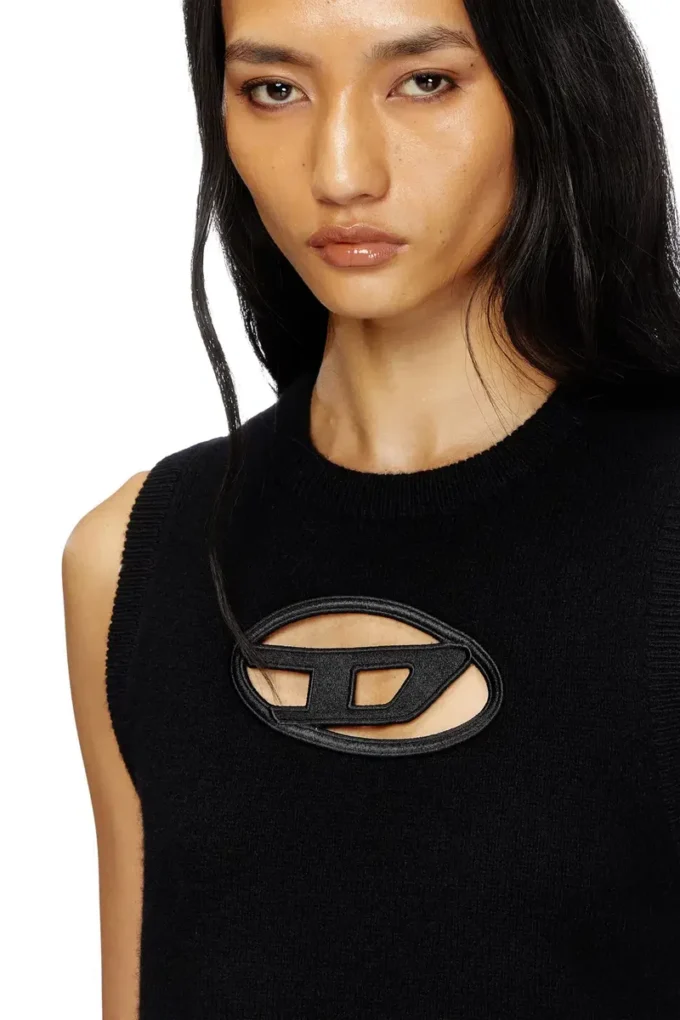 m-argarin-sl Knit tank top in cashmere blend