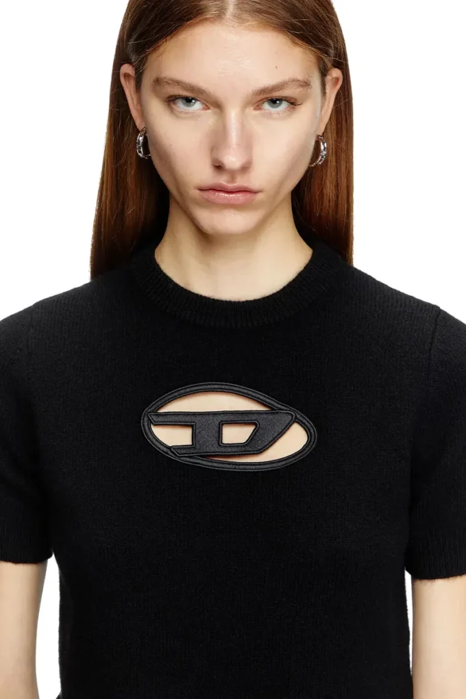 m-argarin-ss Short-sleeve jumper in cashmere blend