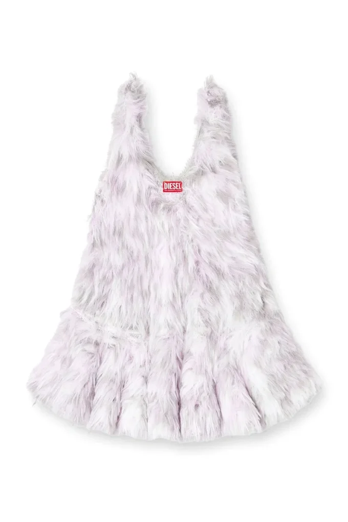 m-astrid Mini dress in fluffy jacquard knit