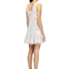 m-astrid Mini dress in fluffy jacquard knit