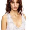 m-astrid Mini dress in fluffy jacquard knit
