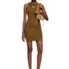 m-caddix Ribbed knit sleeveless dress
