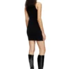 m-caddix Ribbed knit sleeveless dress
