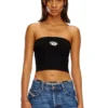 m-clarksvillex Tube top with logo plaque