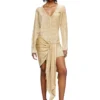 m-egaknot Knitted dress with hip tie