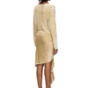 m-egaknot Knitted dress with hip tie