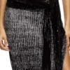 m-eganoid Knitted skirt with hip tie