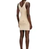 m-gabrielle Rib-knit short dress with cargo pockets