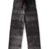 m-honorine Reverse-print knitted wool track pants