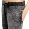 m-honorine Reverse-print knitted wool track pants