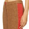 m-lousi Midi skirt in alpaca with front zipper