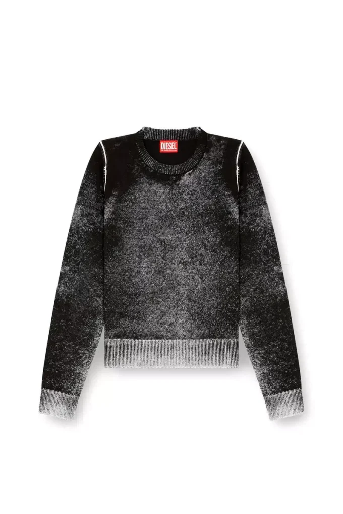 m-lovre Jumper with faded reverse print