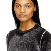 m-lovre Jumper with faded reverse print