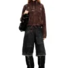 m-marcellette Half-zip jumper with distressed effect