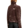 m-marcellette Half-zip jumper with distressed effect