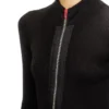 m-melissa Ribbed cardigan with cargo pockets