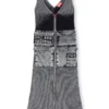 m-melti Knit midi dress with contrast pockets