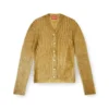 m-millo Ribbed cardigan with shiny effect