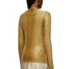 m-millo Ribbed cardigan with shiny effect