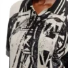 m-oliba-polo Striped polo jumper with 78 logo
