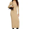 m-oloni Midi wool dress with inlay