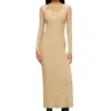 m-oloni Midi wool dress with inlay