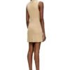 m-oloni-short Mini wool dress with inlay