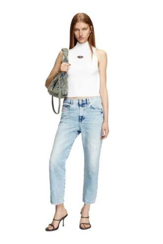 m-onervax-top Ribbed-knit turtleneck top