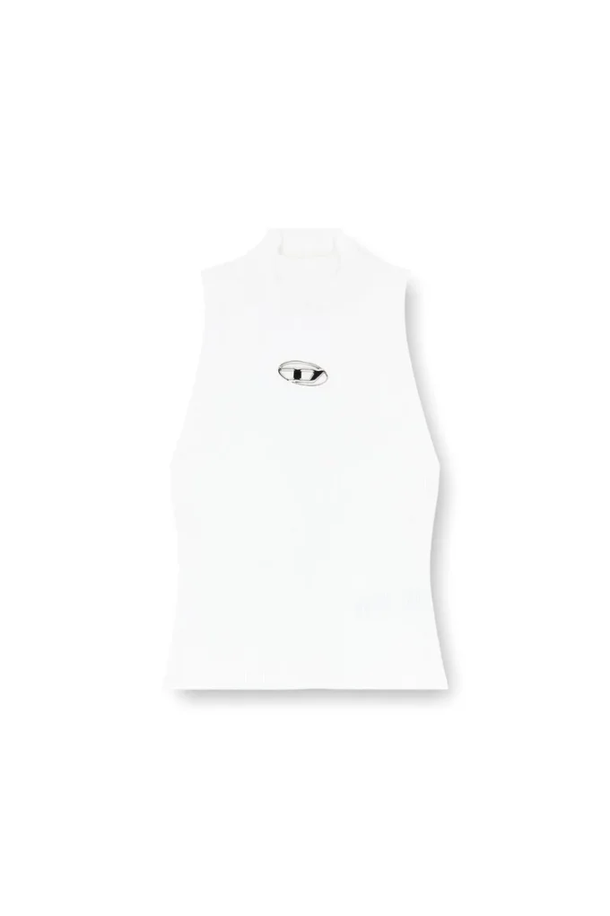 m-onervax-top Ribbed-knit turtleneck top