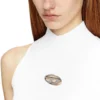 m-onervax-top Ribbed-knit turtleneck top