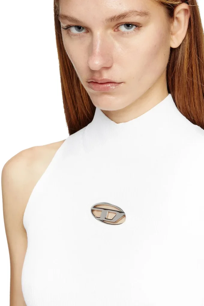 m-onervax-top Ribbed-knit turtleneck top